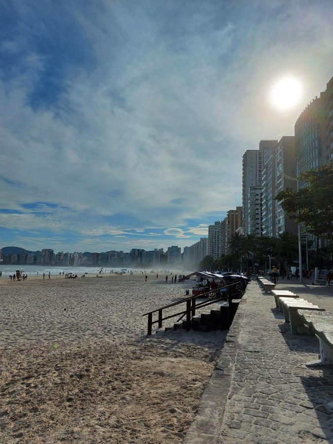 Apto Frente A Praia Das Pitangueiras - Centro Guaruja Luaran gambar